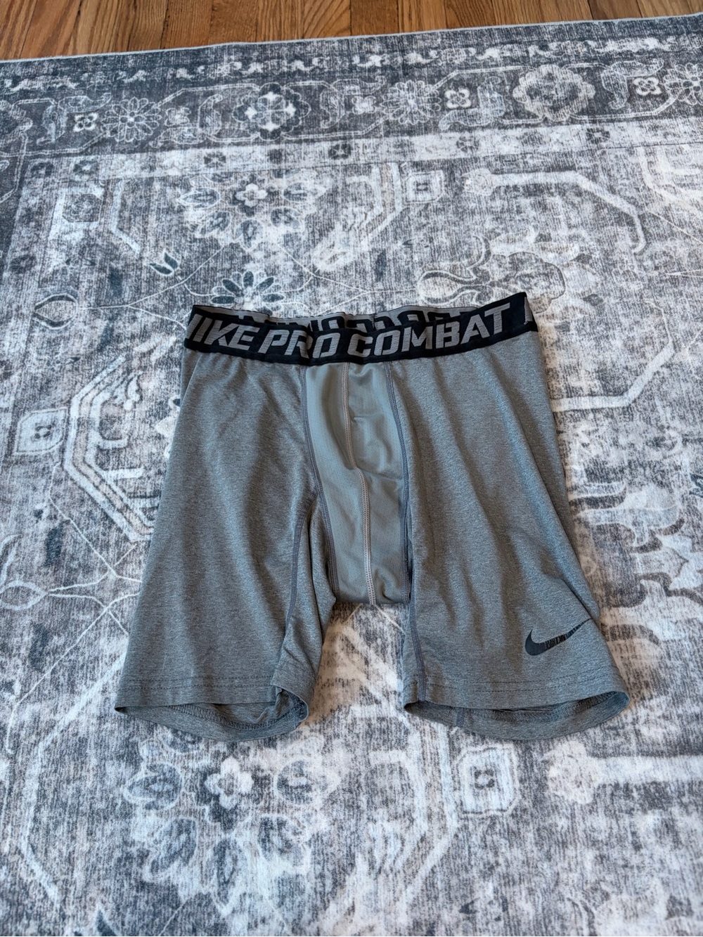 Nike Pro Combat Men’s Grey Performance Boxer Briefs